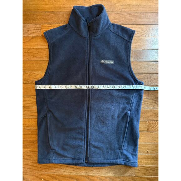 Columbia Vest Small Navy Zip Up Womens - Picture 7 of 7